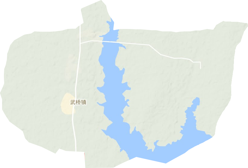 武橋鎮(zhèn)地形圖