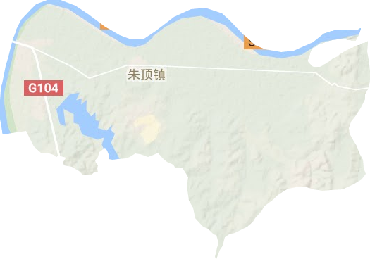 朱頂鎮地形圖