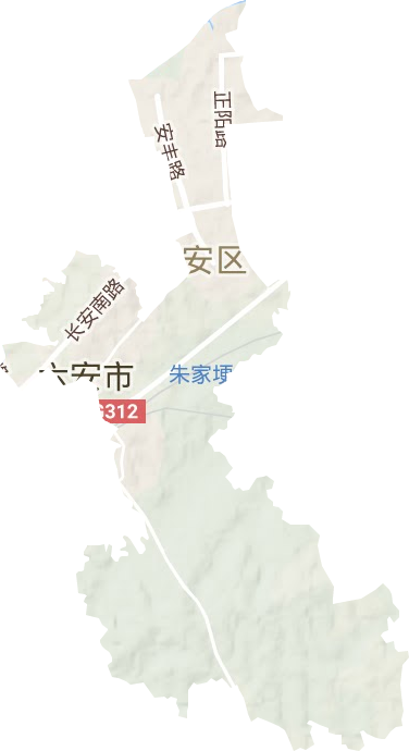 望城街道地形圖