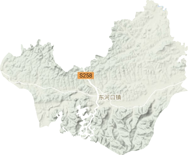 東河口鎮地形圖