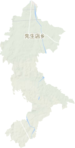 先生店鄉地形圖