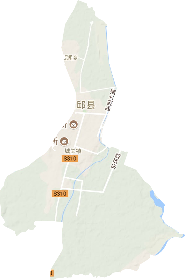 城關鎮地形圖
