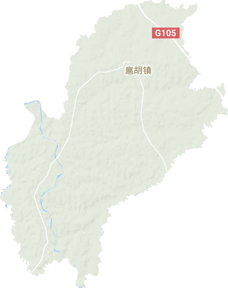 扈胡鎮地形圖