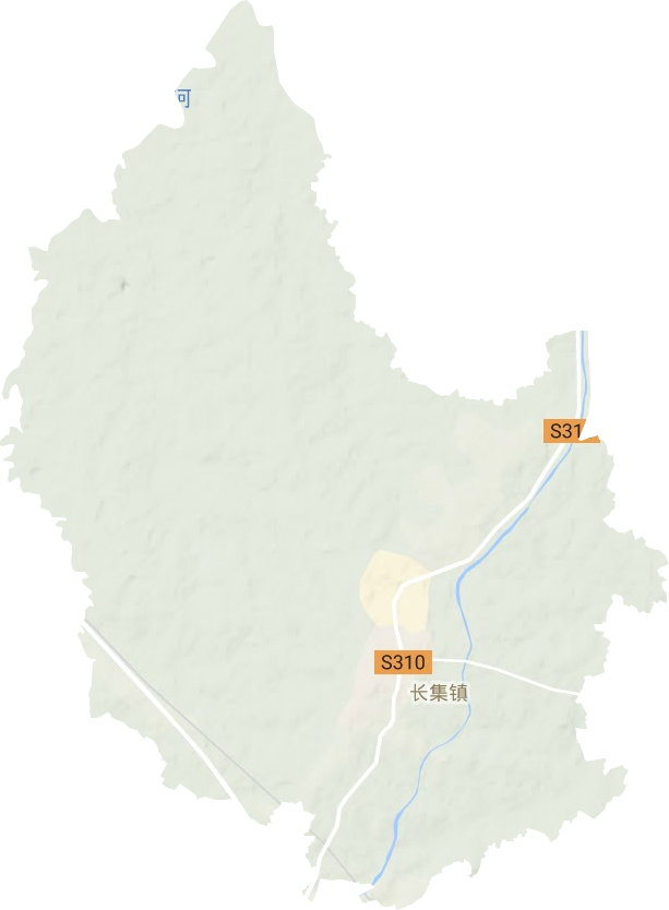 長集鎮地形圖