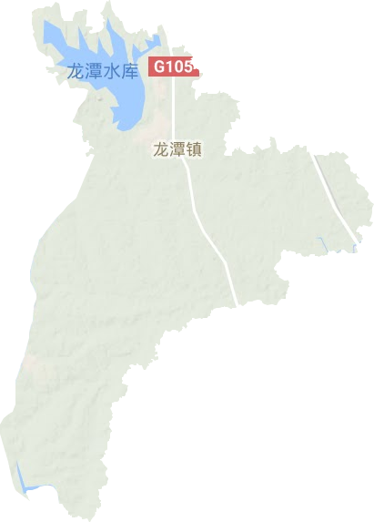 龍?zhí)舵?zhèn)地形圖