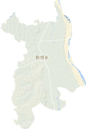 彭塔鄉地形圖