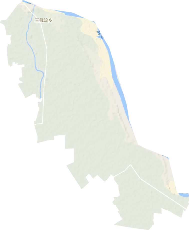 王截流鄉地形圖