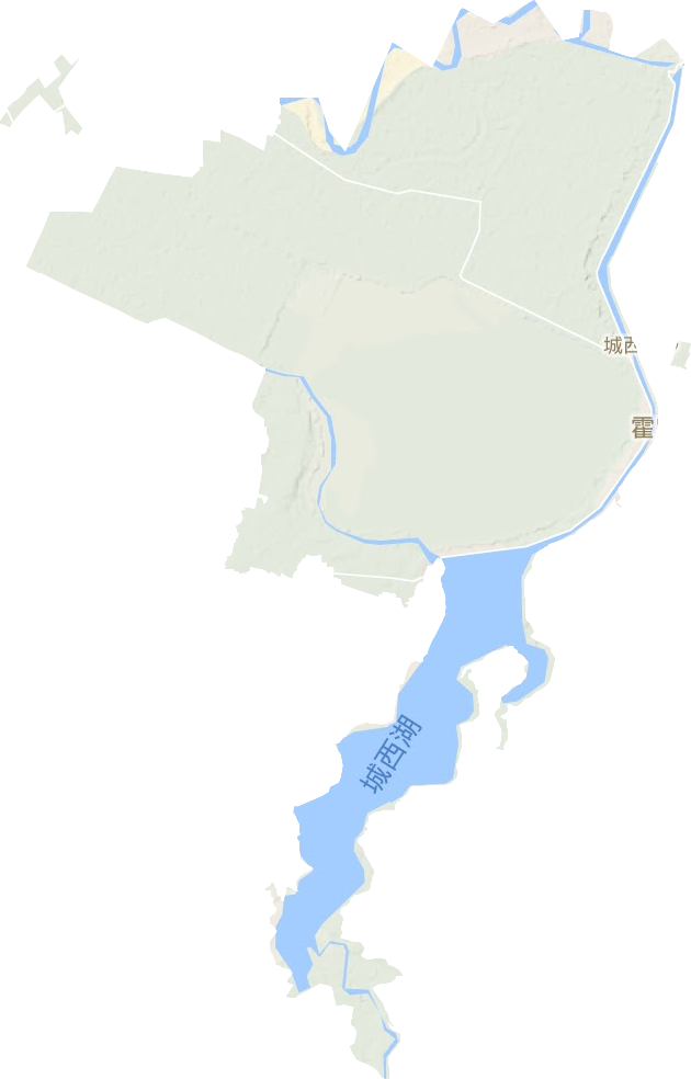 城西湖鄉地形圖