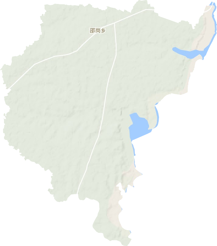 邵崗鄉地形圖