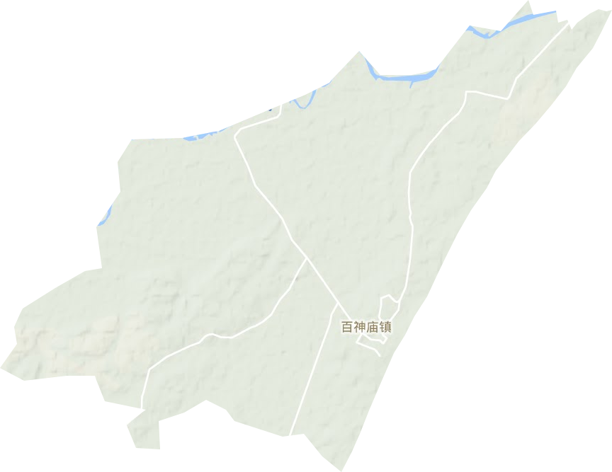 百神廟鎮地形圖