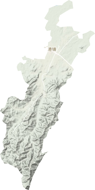 南港鎮地形圖