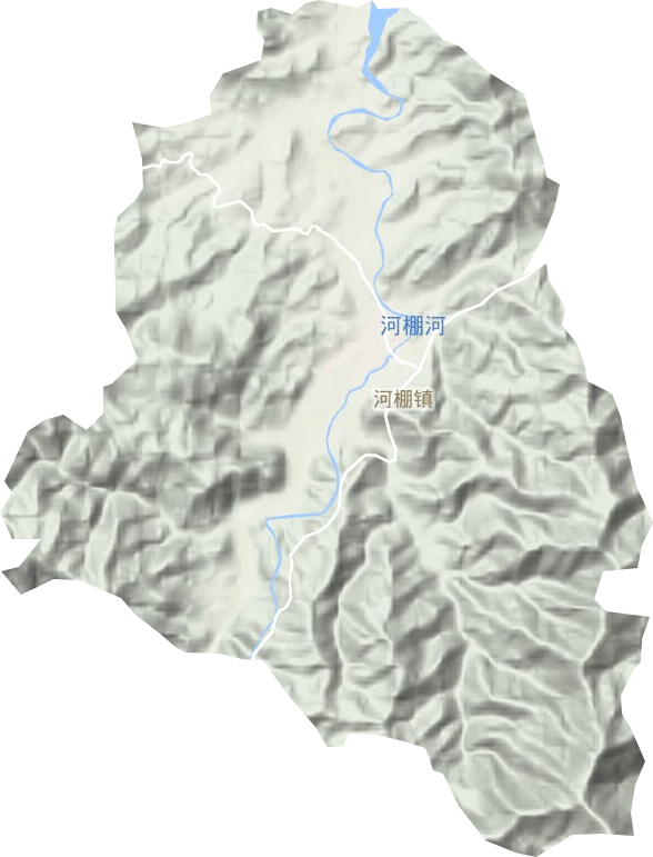 河棚鎮地形圖
