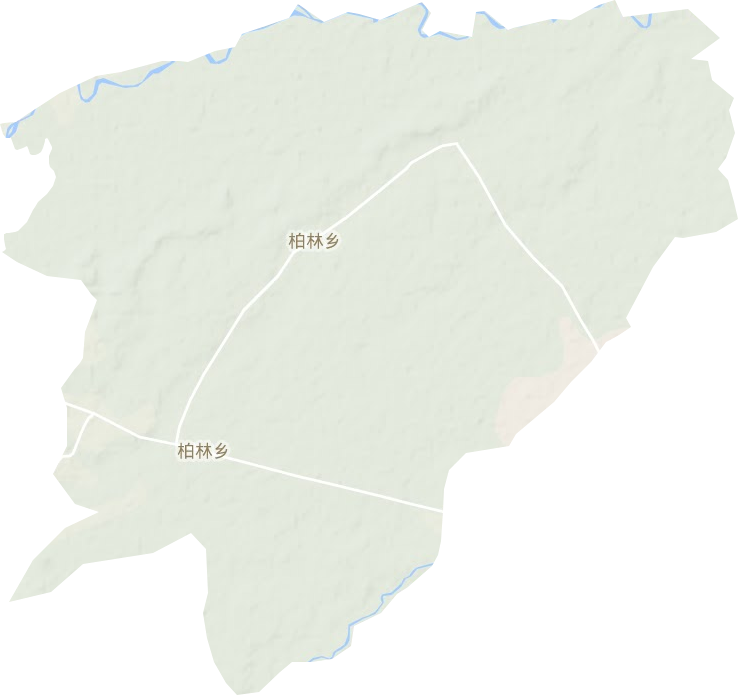 柏林鄉(xiāng)地形圖