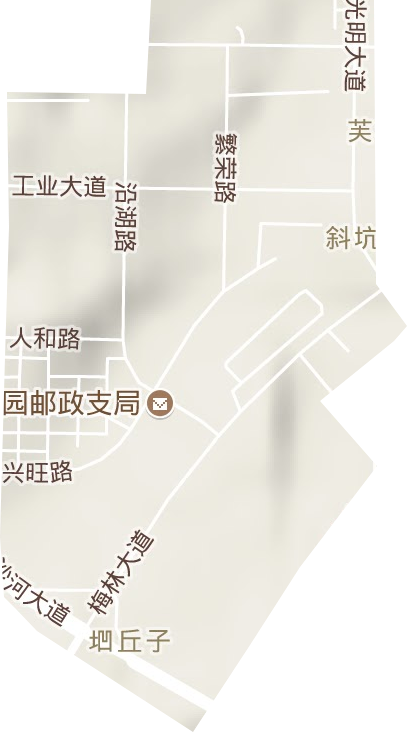 沙河工業園地形圖