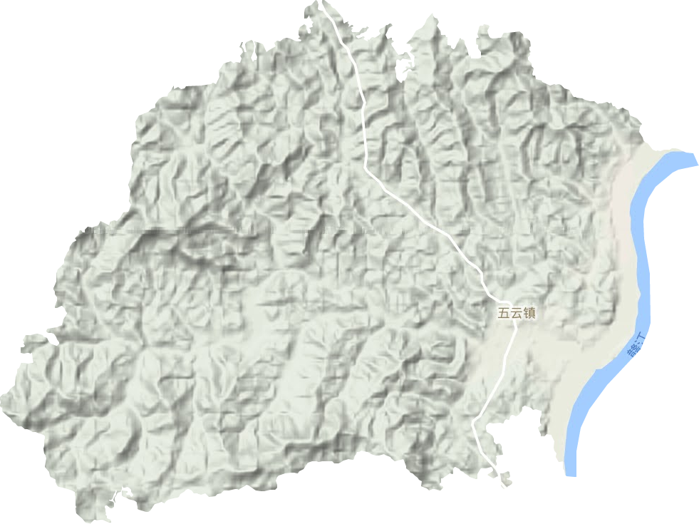 五云鎮地形圖