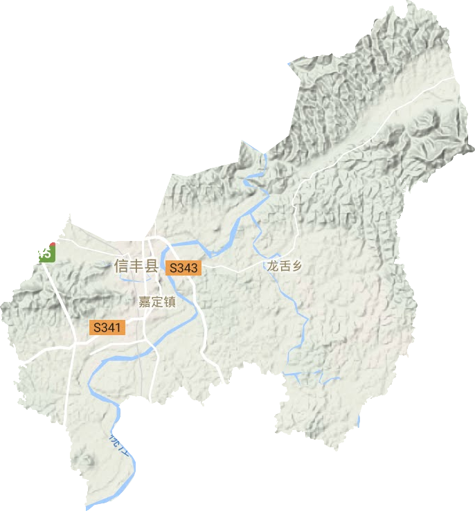 嘉定鎮(zhèn)地形圖