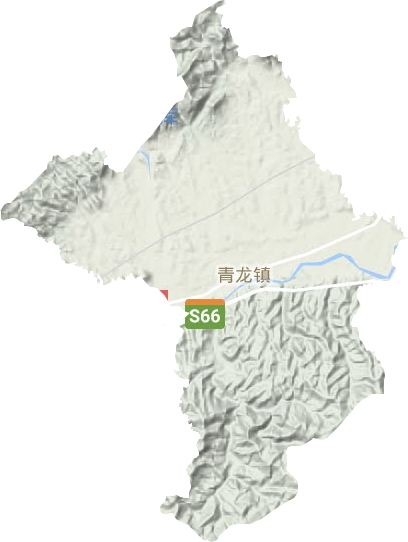 青龍鎮(zhèn)地形圖