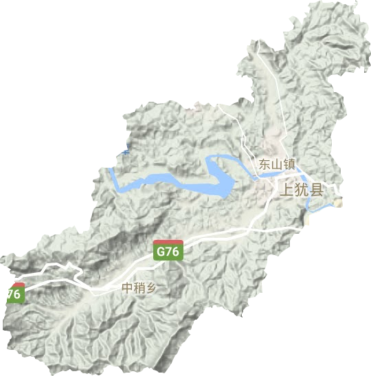 東山鎮地形圖