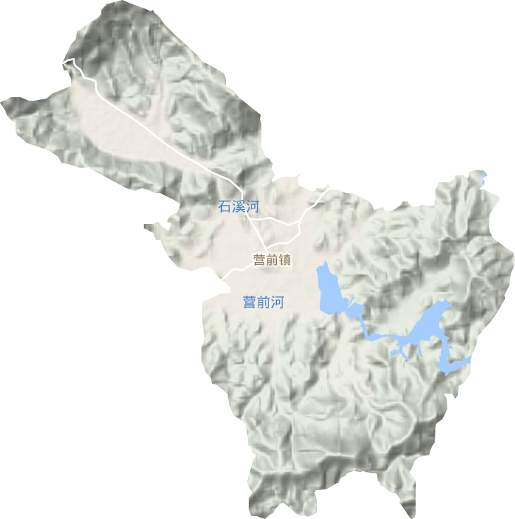 營(yíng)前鎮(zhèn)地形圖