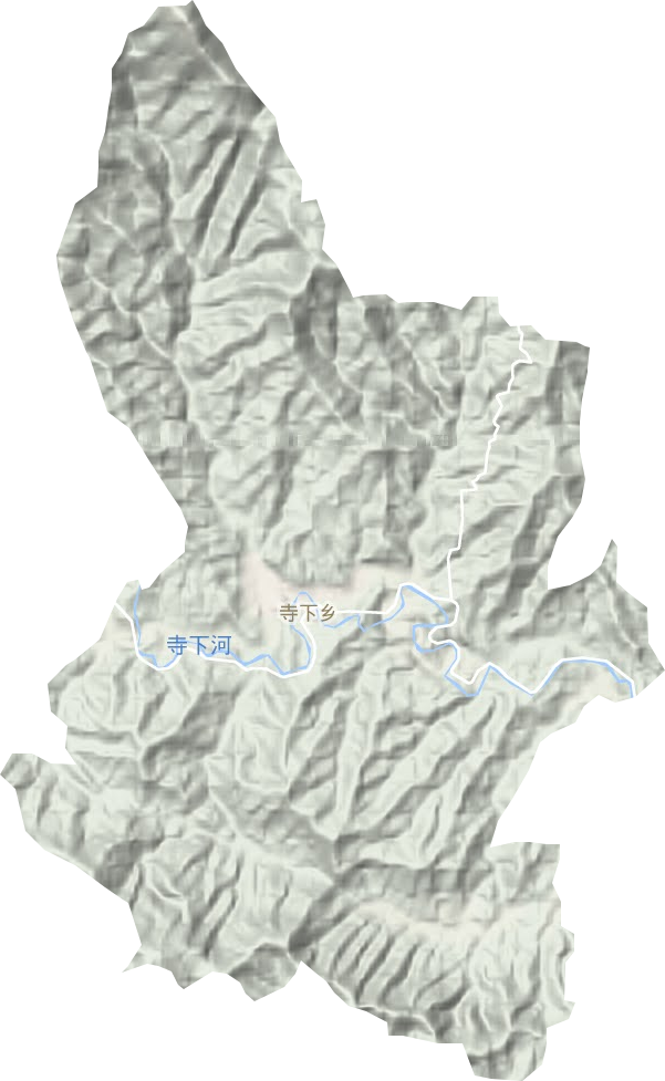 寺下鎮(zhèn)地形圖