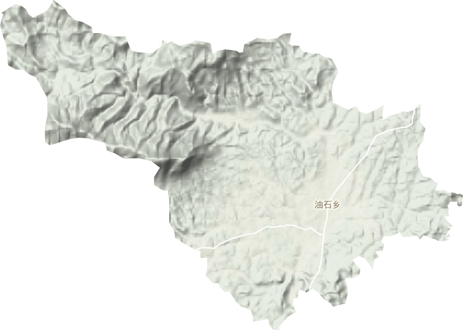 油石鄉(xiāng)地形圖
