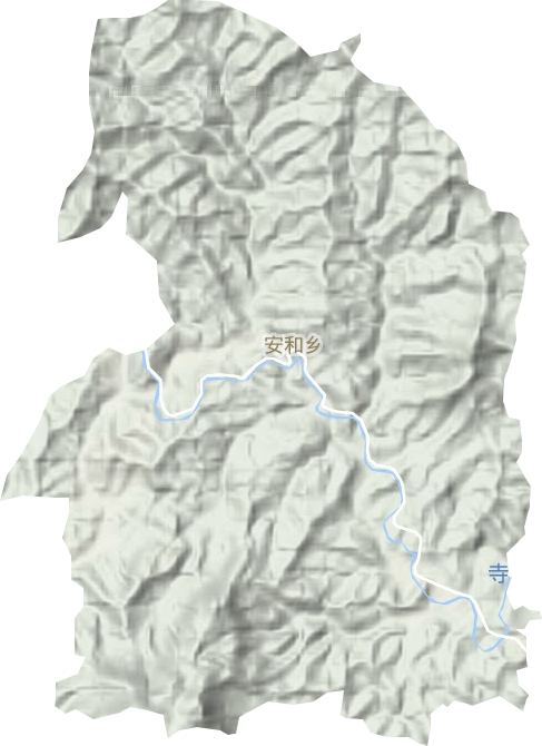 安和鄉地形圖