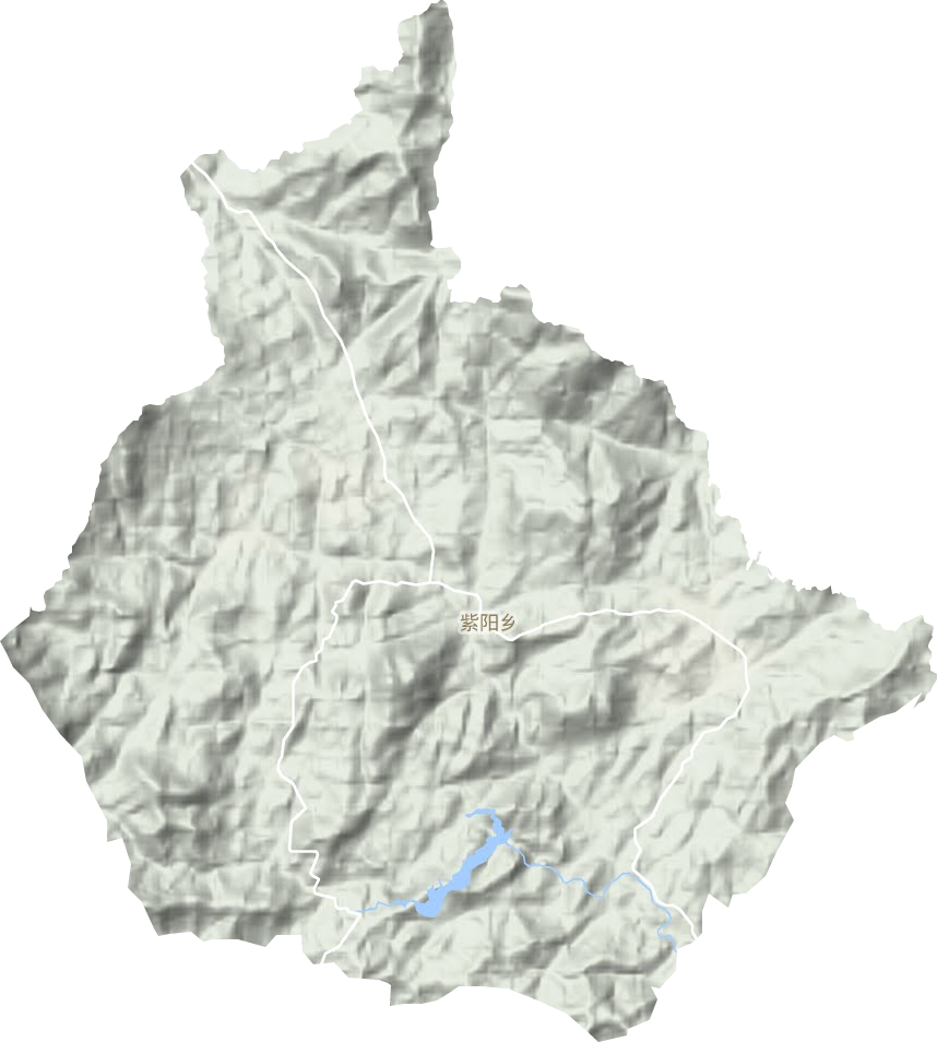 紫陽鄉地形圖
