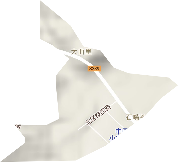 上猶縣黃埠工業區地形圖