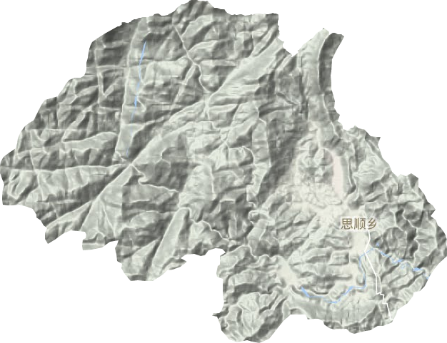 思順鄉地形圖