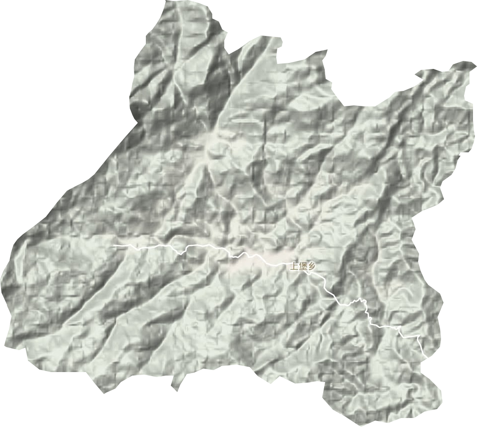 上堡鄉地形圖