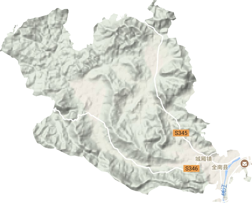城廂鎮(zhèn)地形圖