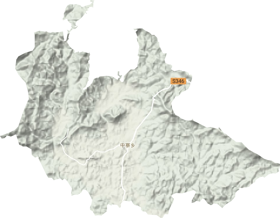 中寨鄉地形圖