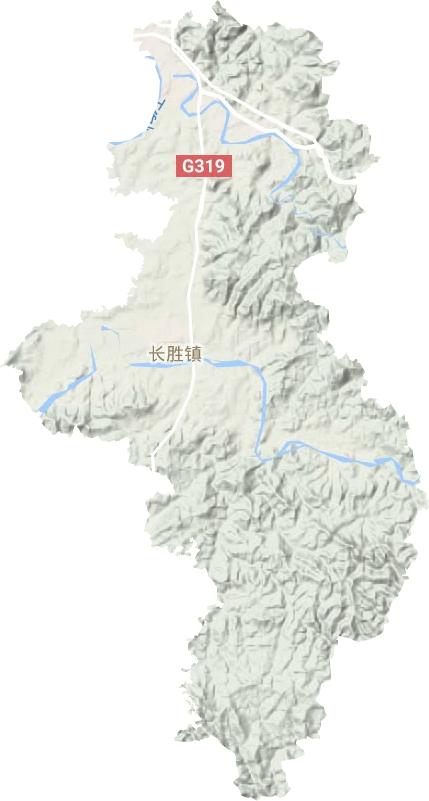 長勝鎮地形圖