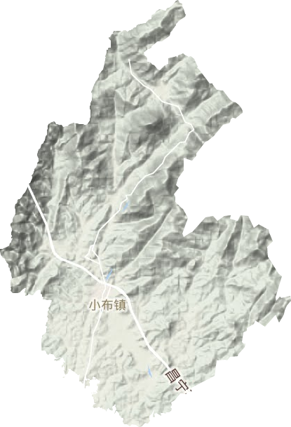 小布鎮地形圖