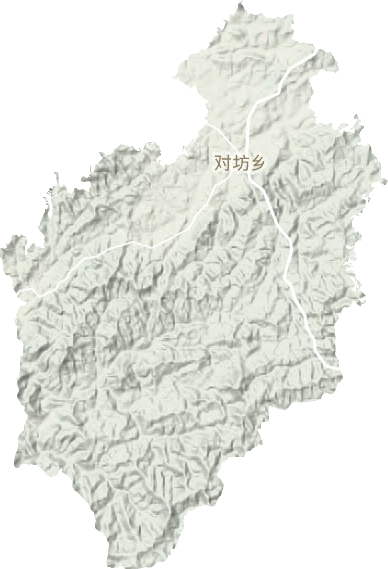 對(duì)坊鄉(xiāng)地形圖