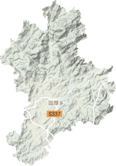 固厚鄉(xiāng)地形圖