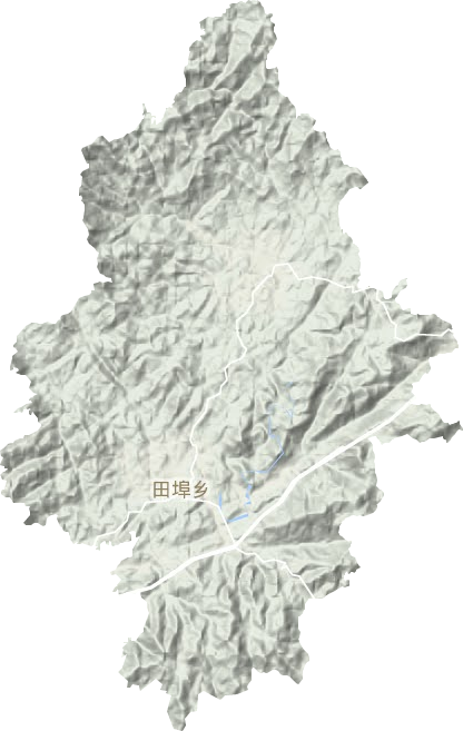 田埠鄉(xiāng)地形圖
