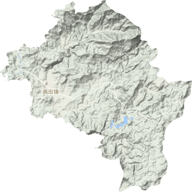 高田鎮地形圖