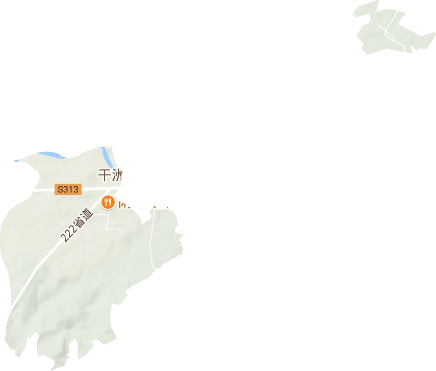 干洲墾殖場地形圖