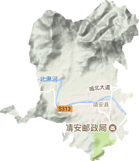 雙溪鎮地形圖