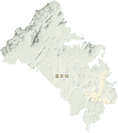 董家鎮地形圖