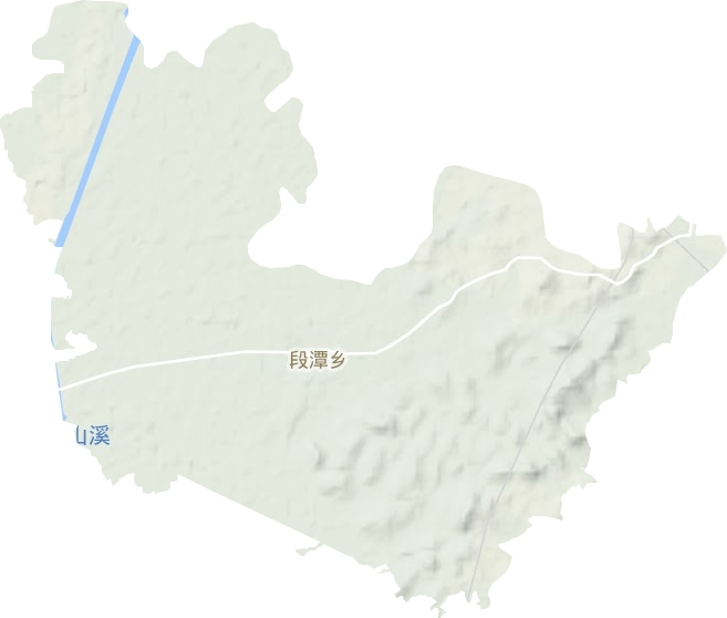 段潭鄉(xiāng)地形圖