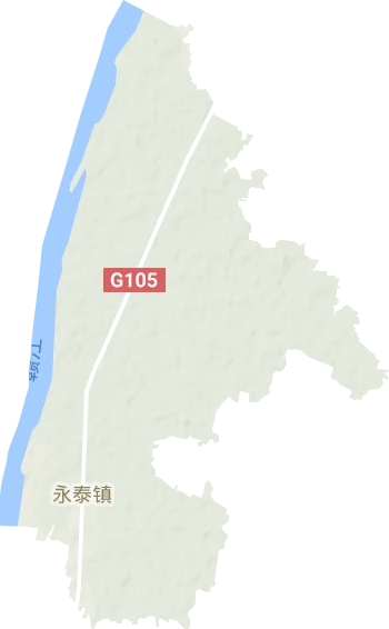 永泰鎮(zhèn)地形圖