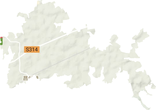 省雙金園藝場地形圖