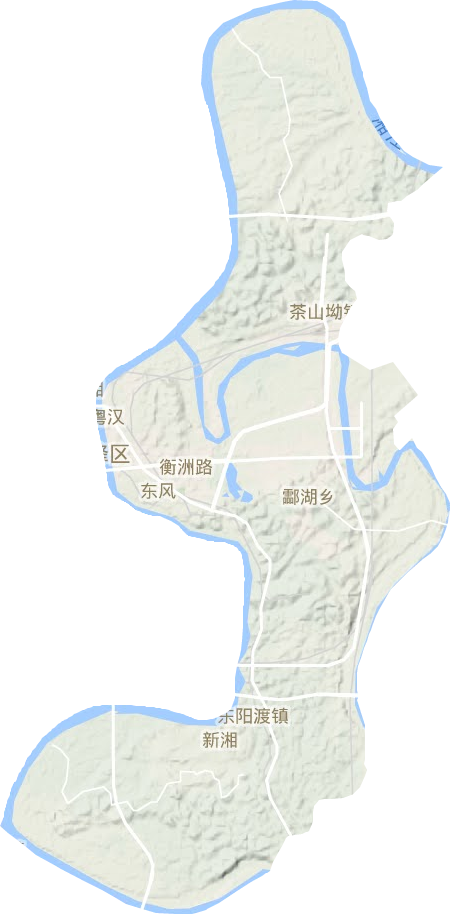 珠暉區(qū)地形圖