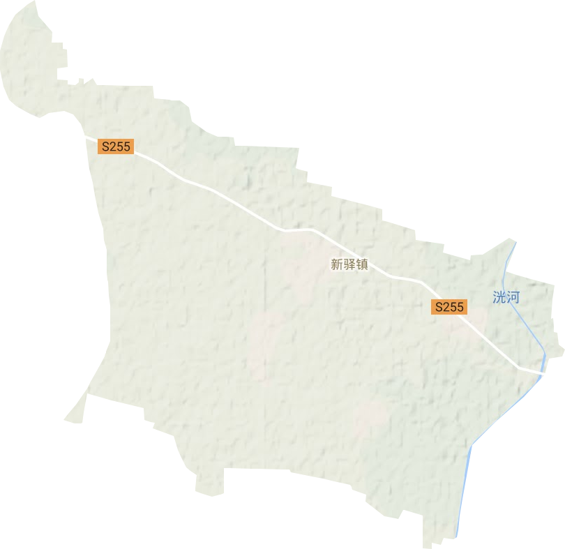 新驛鎮地形圖