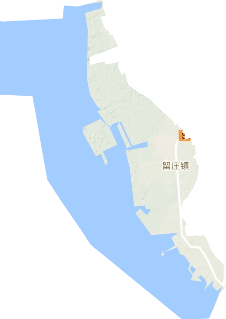 留莊鎮(zhèn)地形圖