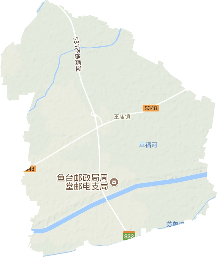 王廟鎮(zhèn)地形圖