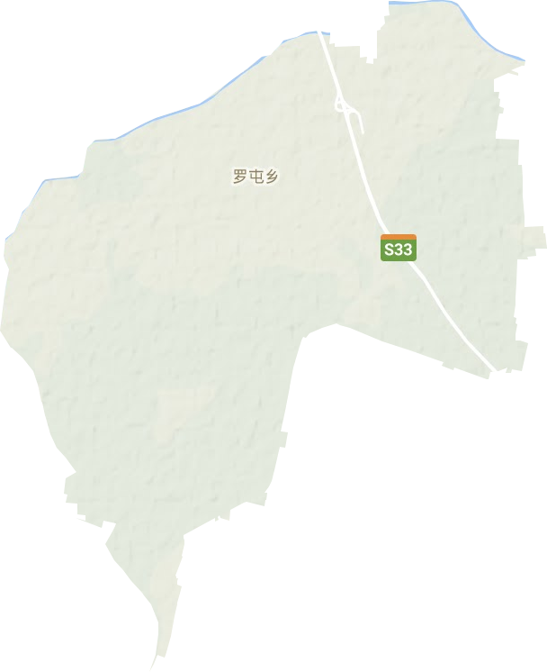 羅屯鎮(zhèn)地形圖