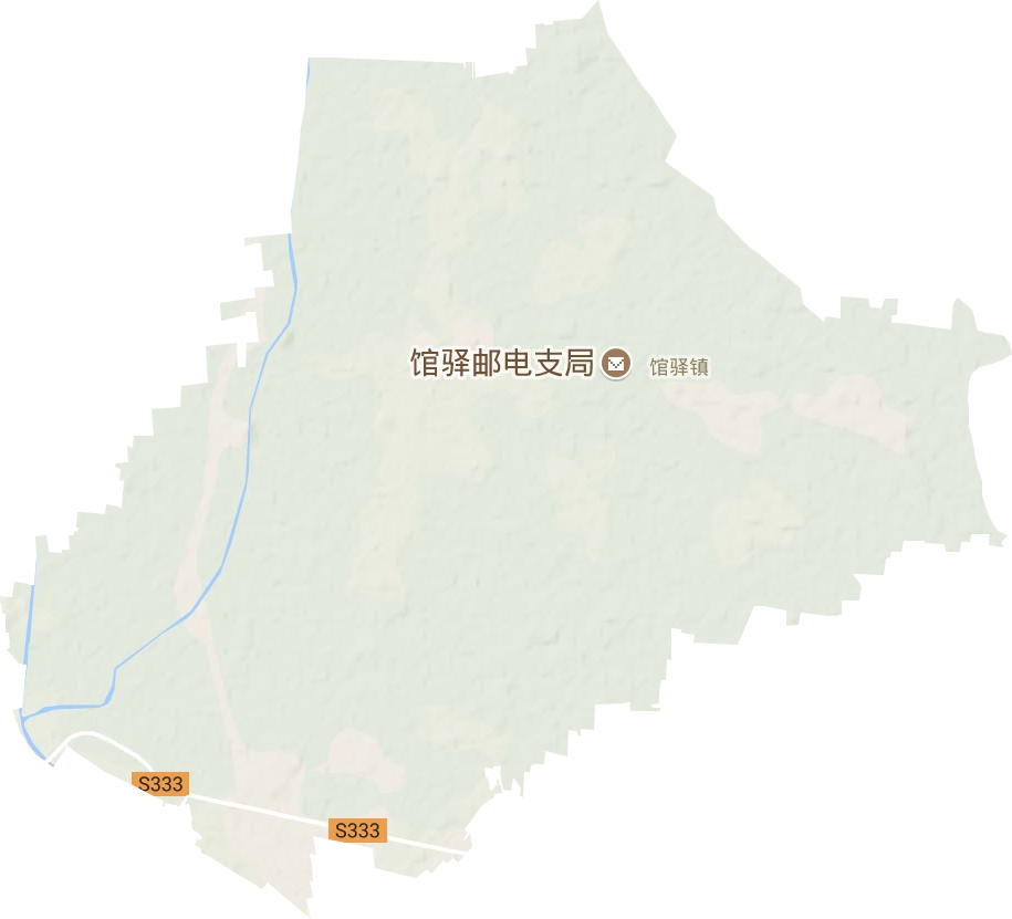 館驛鎮(zhèn)地形圖